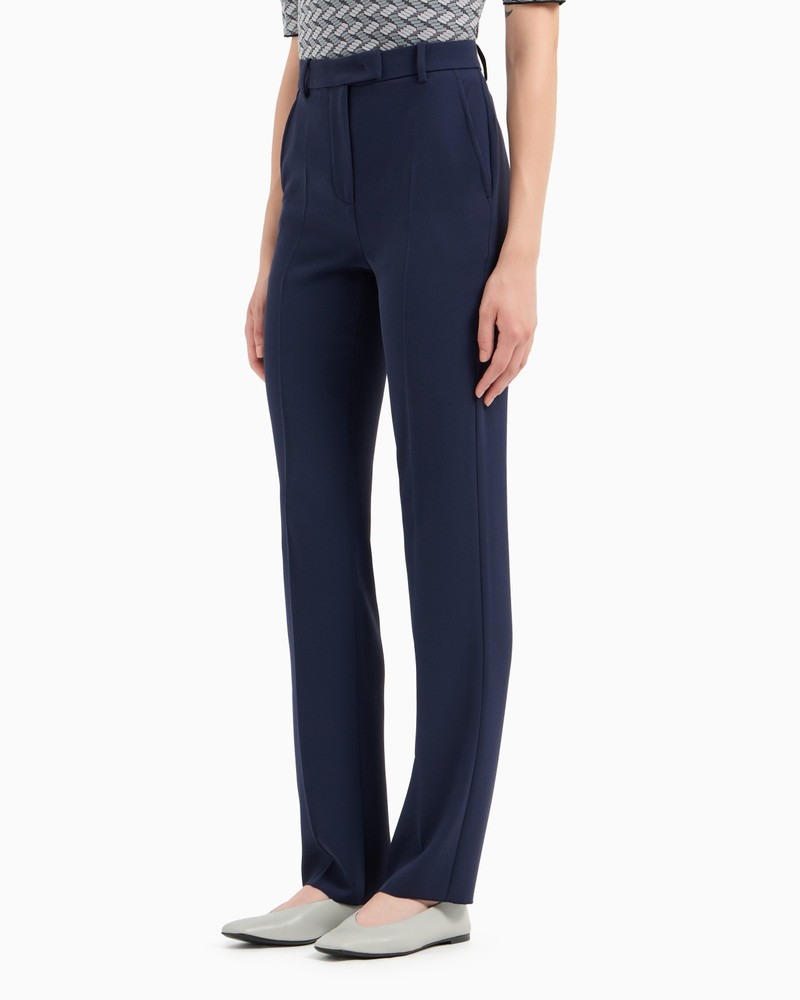 Technical gabardine trousers 2