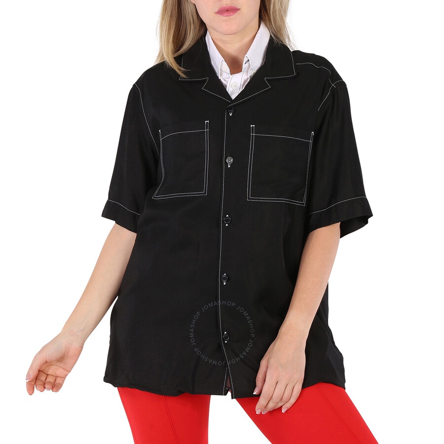 Burberry Ladies Oversized Double Shirt - 3