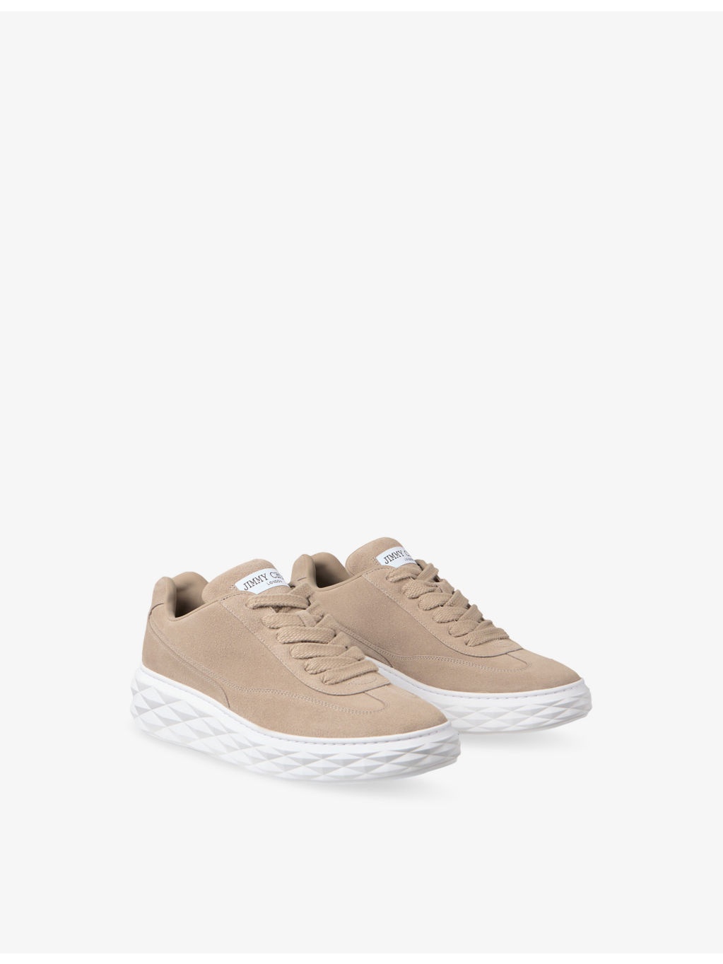 Diamond Maxi Suede Low-Top Trainers - 3