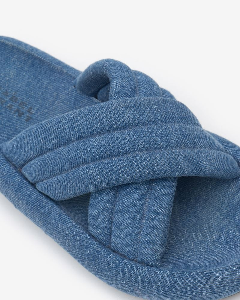 Isabel Marant NILOO DENIM SANDALS outlook