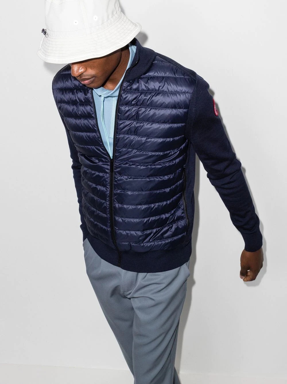 HyBridge knitted padded jacket - 2