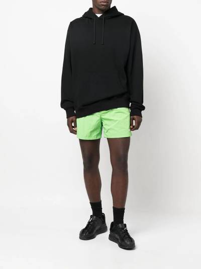 Helmut Lang logo-patch swim shorts outlook