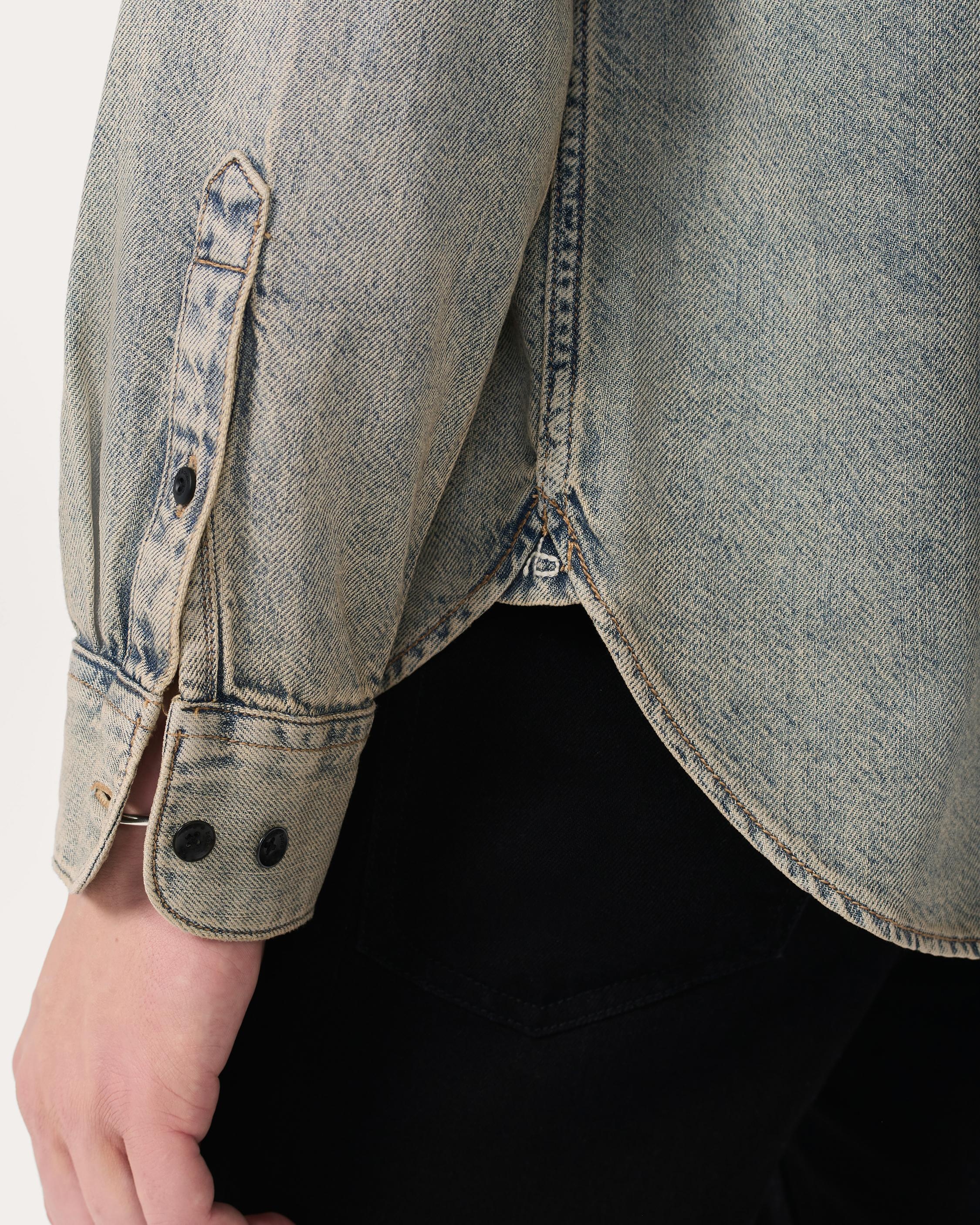 Finch Denim Shirt
Ultra Featherweight in Worn Bleach - 6