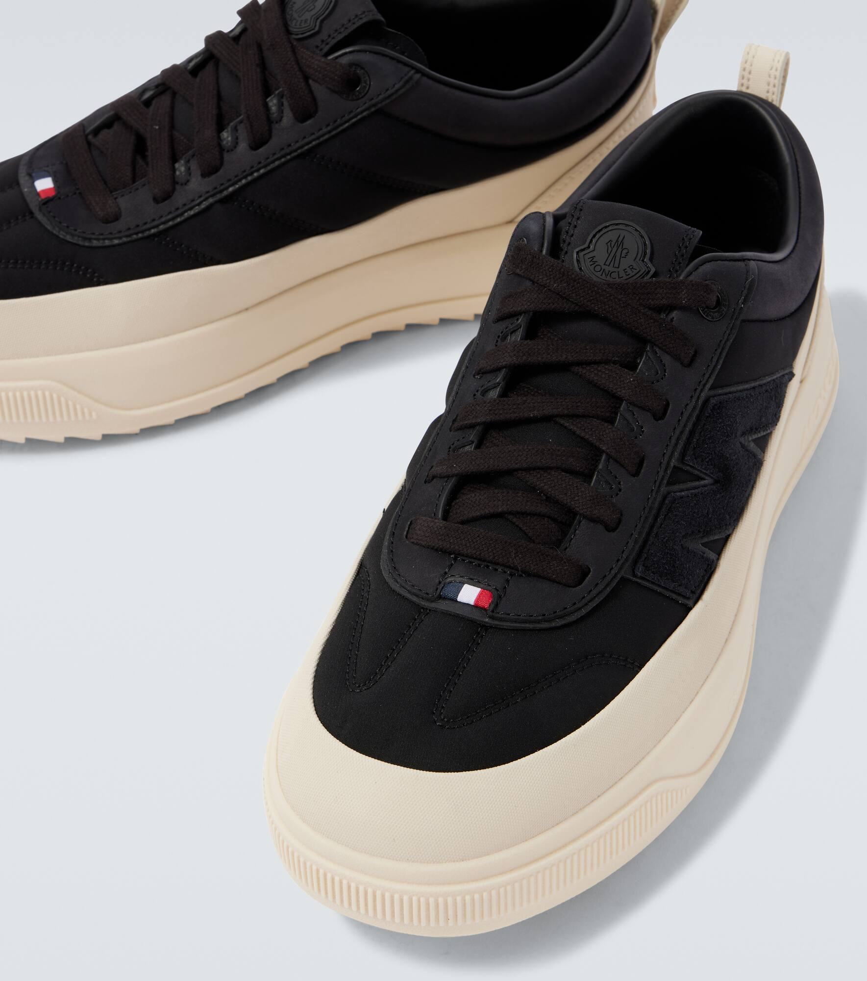 Monpulse Altive leather-trimmed sneakers - 3