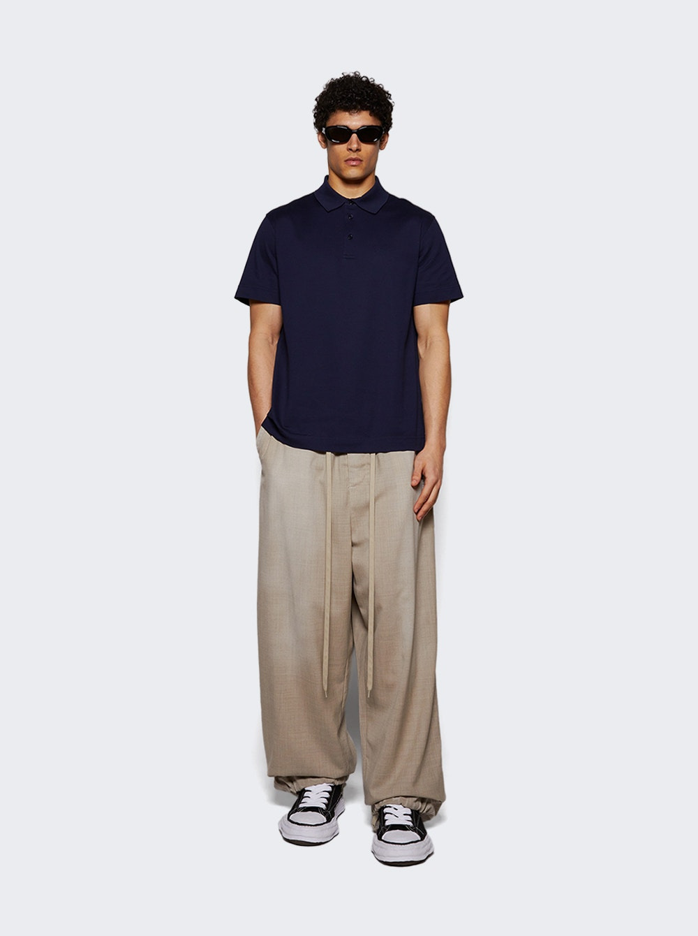 Classic Fit Polo Shirt Dark Blue - 5