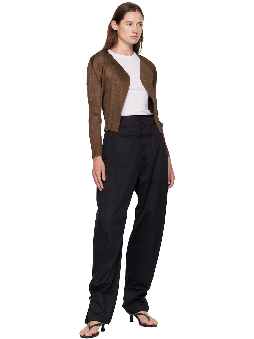 Brown June New Colorful Basics 4 Cardigan - 4