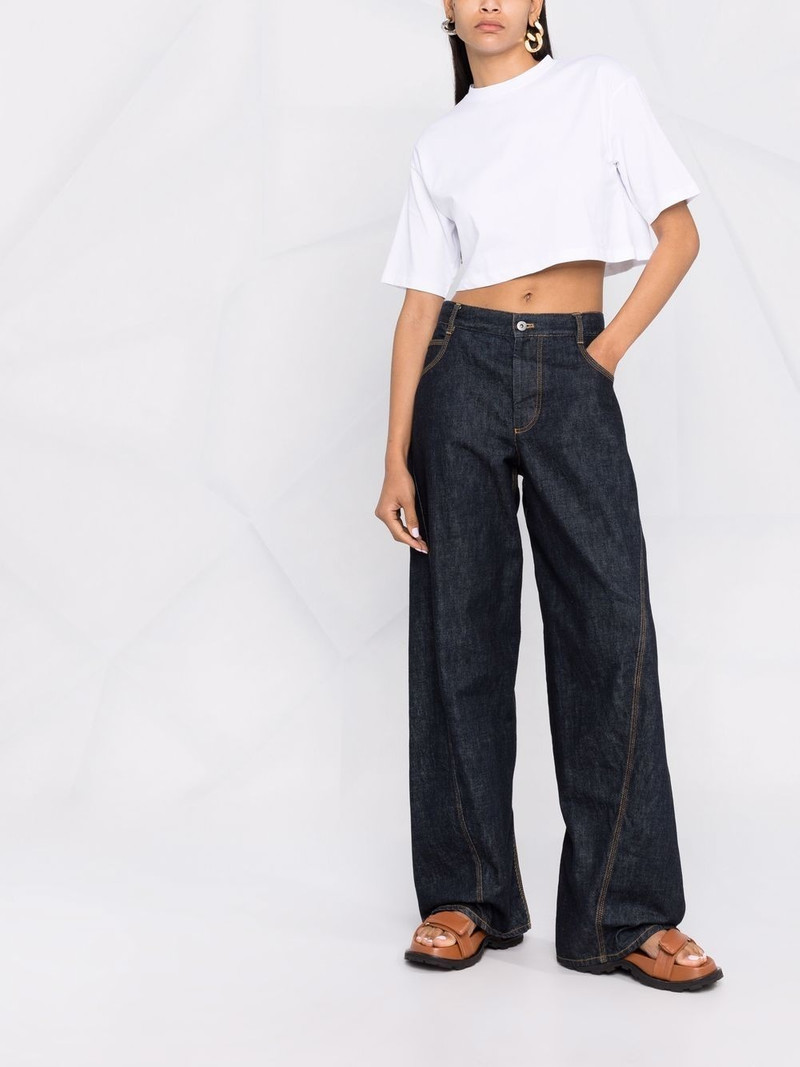 Loulou de Saison GUPO cropped short-sleeve T-shirt outlook