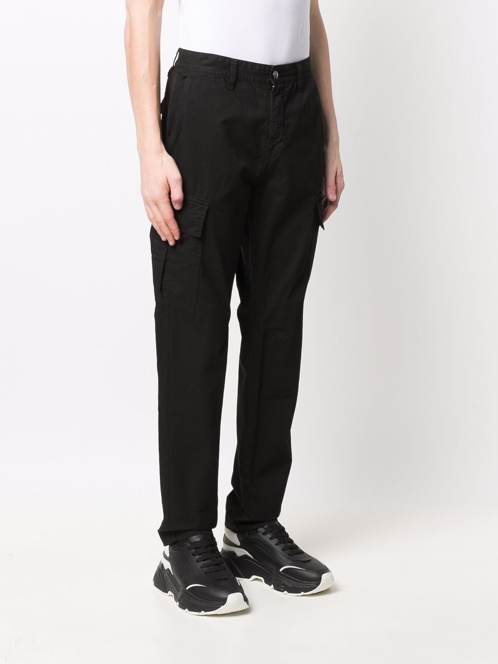 straight-leg cargo trousers - 3