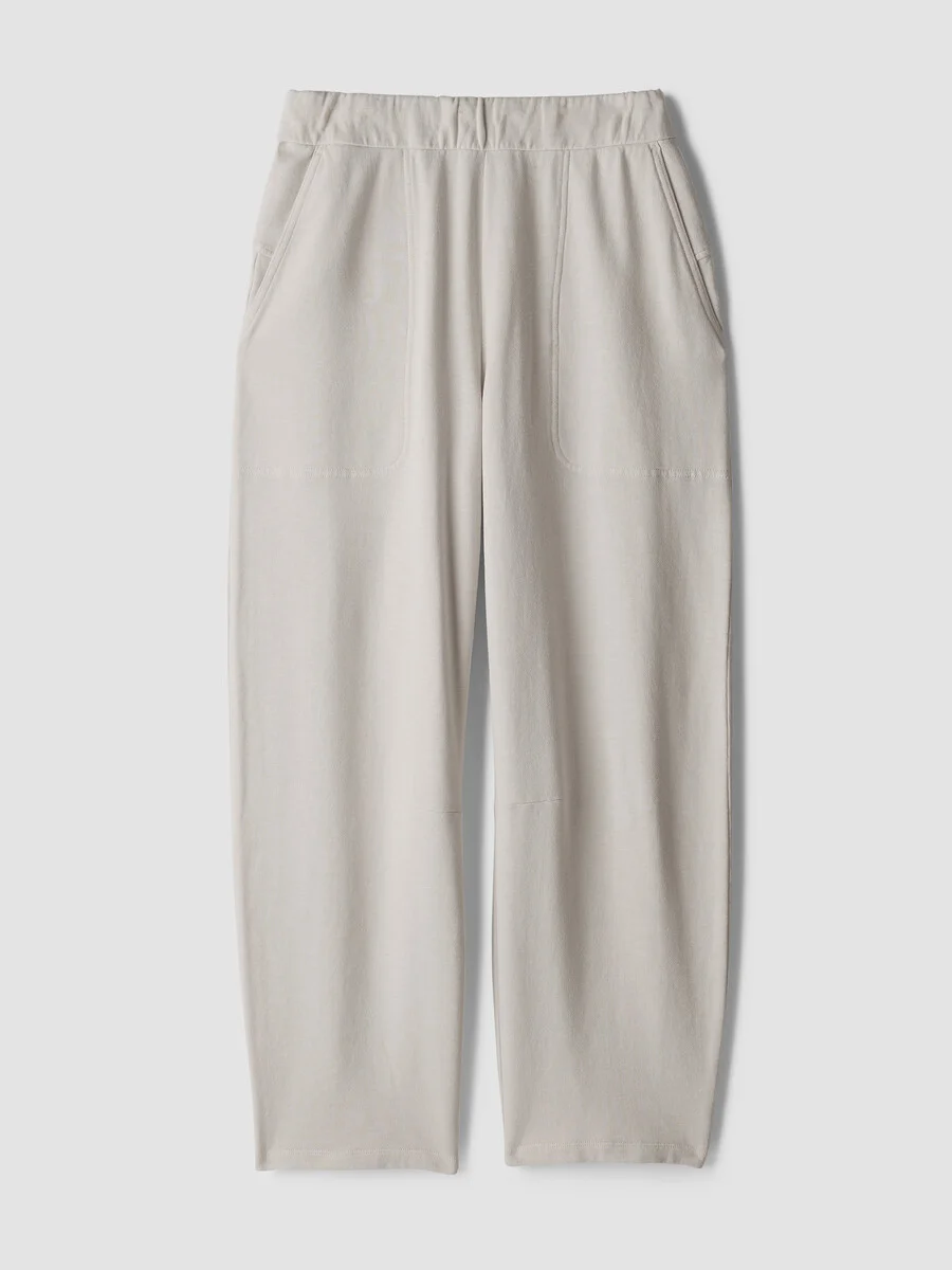 Garment-Dyed Organic Cotton Terry Arch Pant - 1