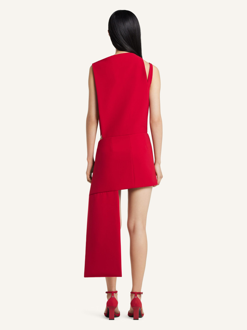 OBLIQUE CRÊPE DRESS 4