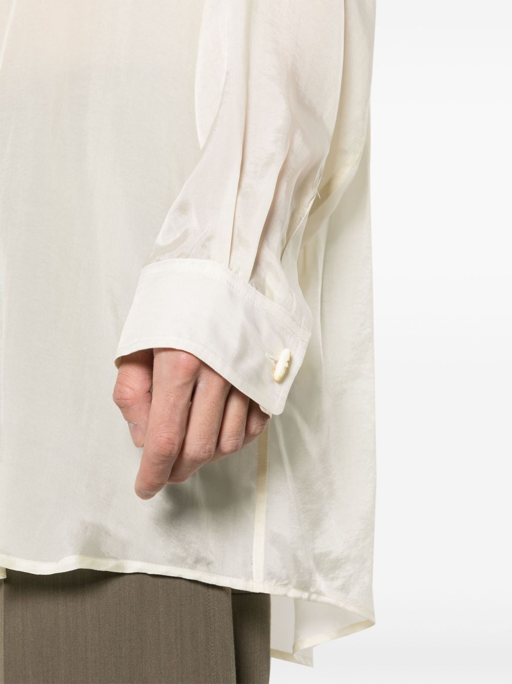 long-sleeves satin shirt - 5