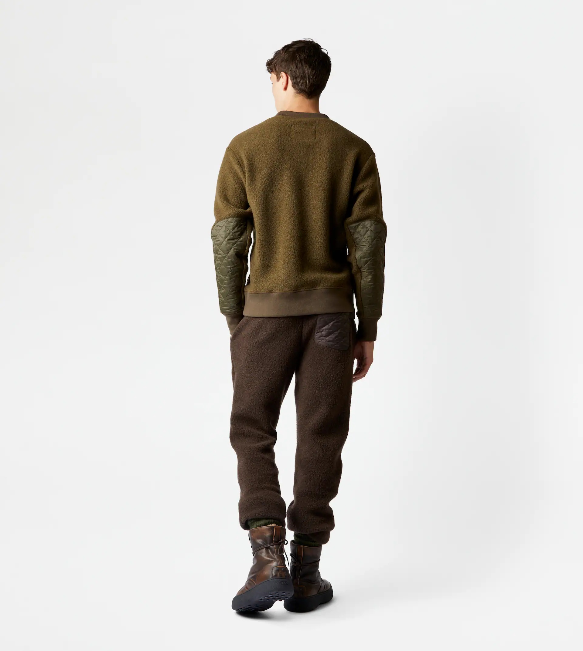 TOD'S CASHMERE BLEND SWEATSHIRT - GREEN - 3