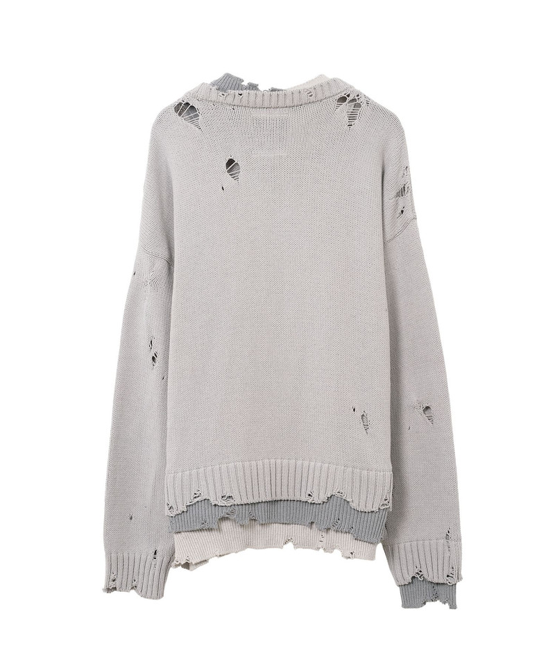 Triple Layered Knit Sweater 17