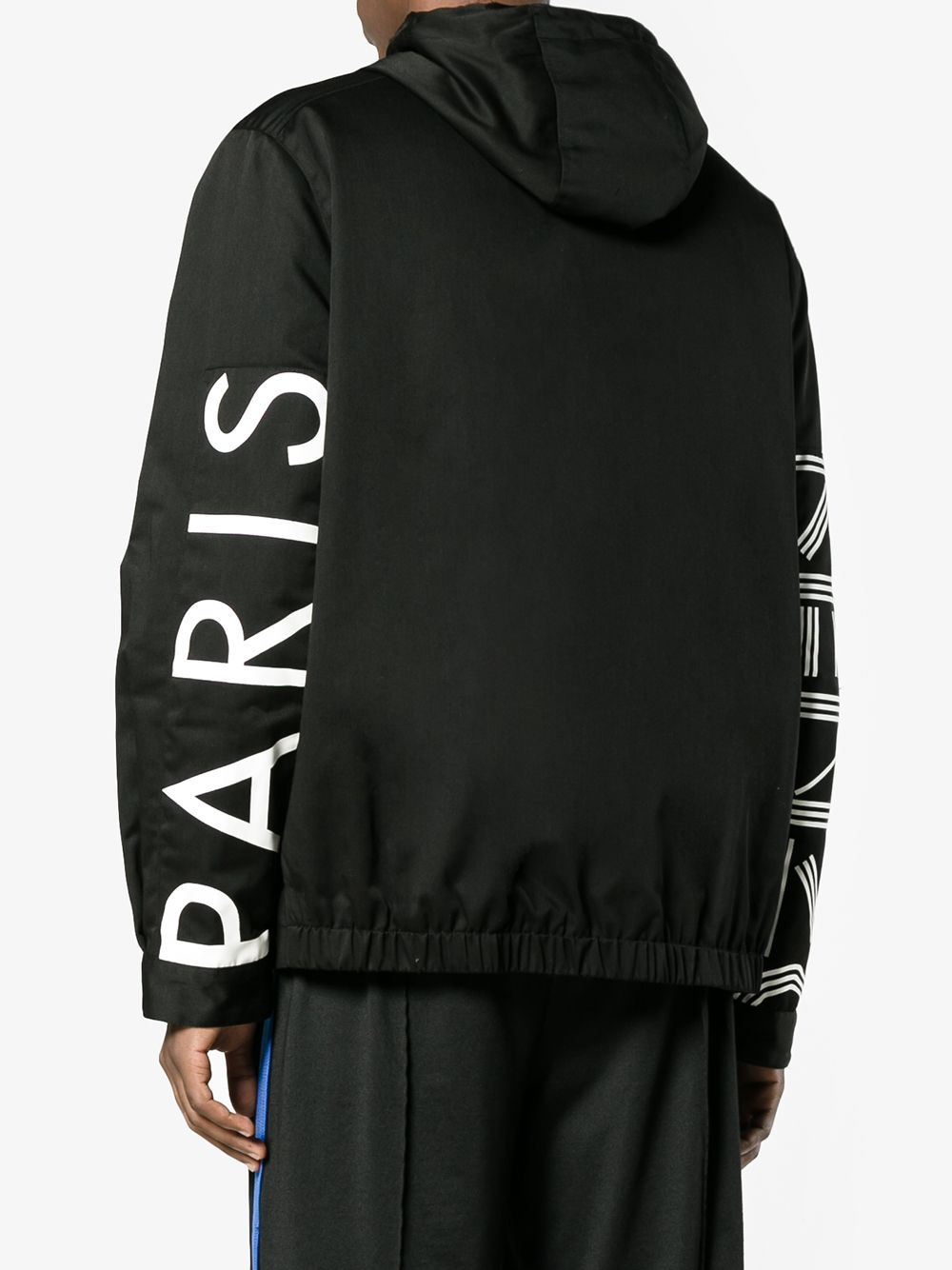 logo print jacket - 4