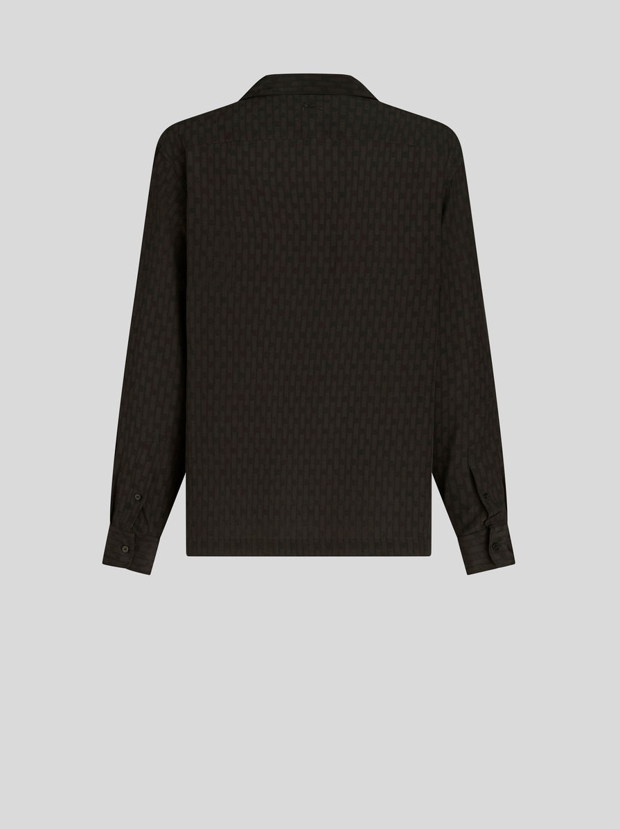 BOWLING SHIRT WITH PLACED PRINT - 2