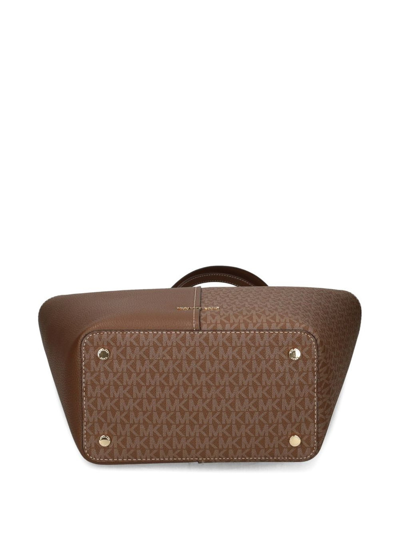 monogram panel tote bag 4
