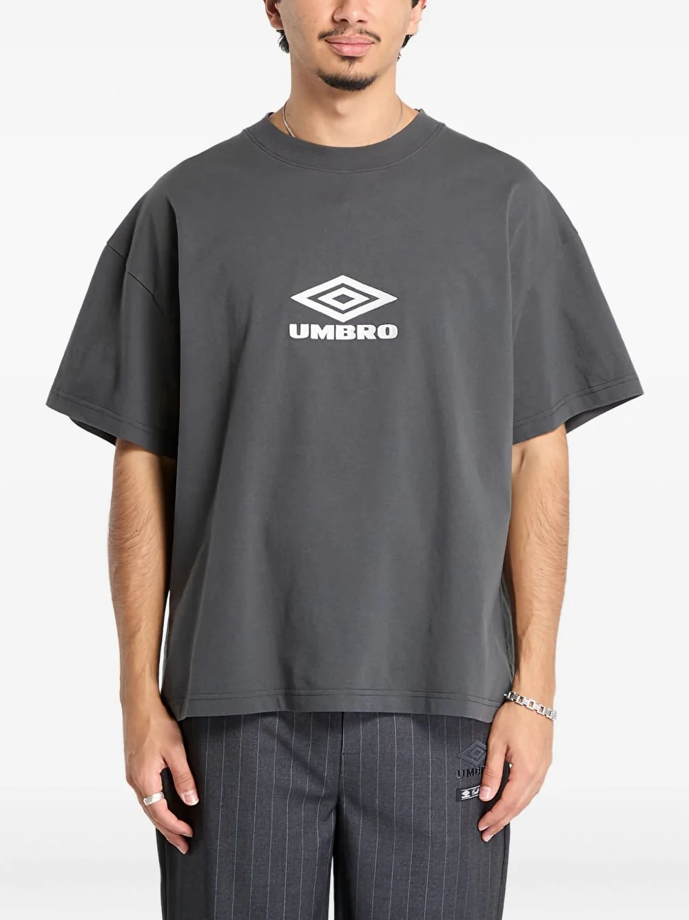 logo-print T-shirt - 1