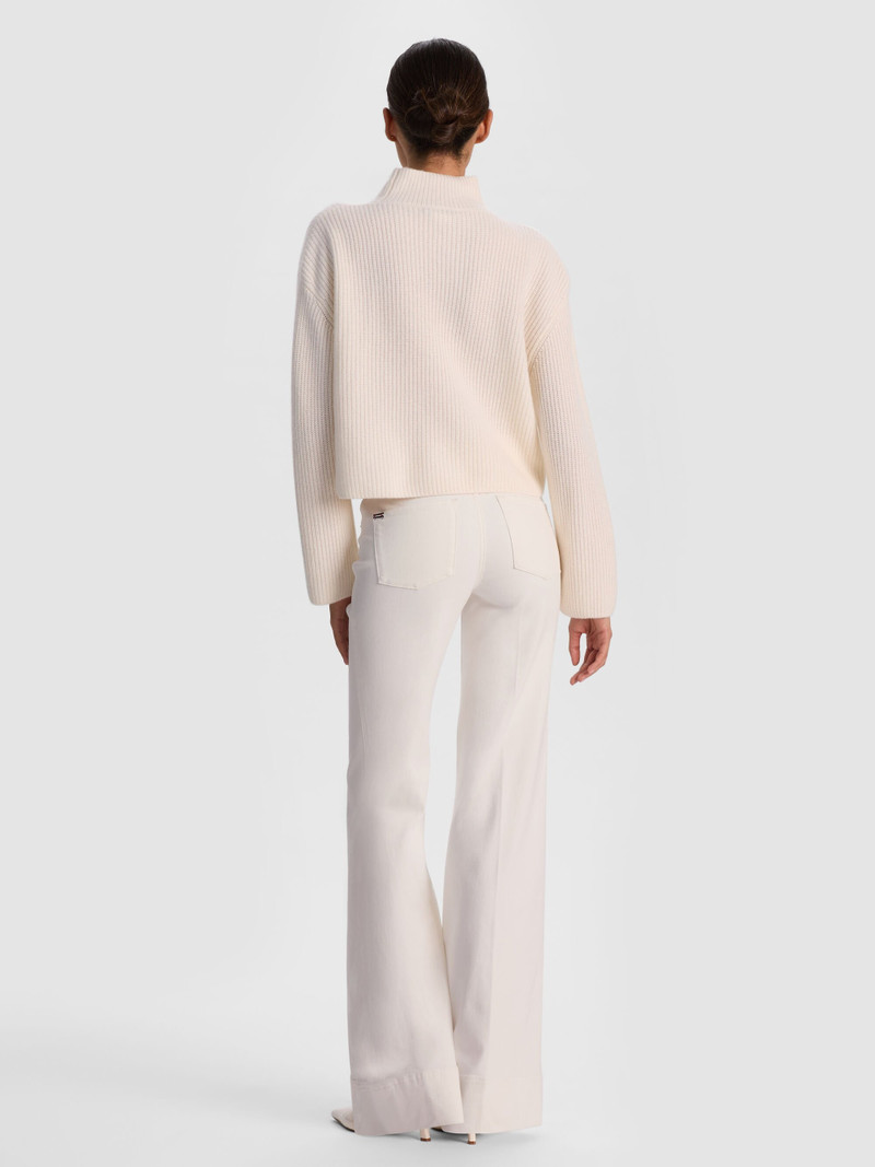 Alice + Olivia NANCE RIBBED TURTLENECK outlook
