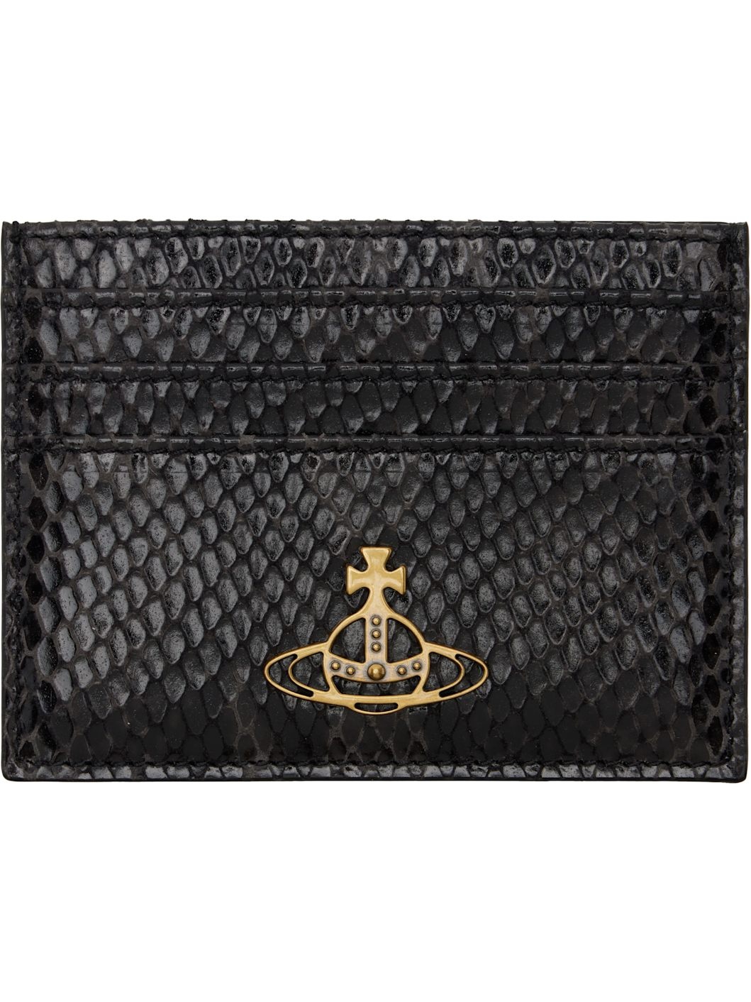 Black Flat Card Holder - 1