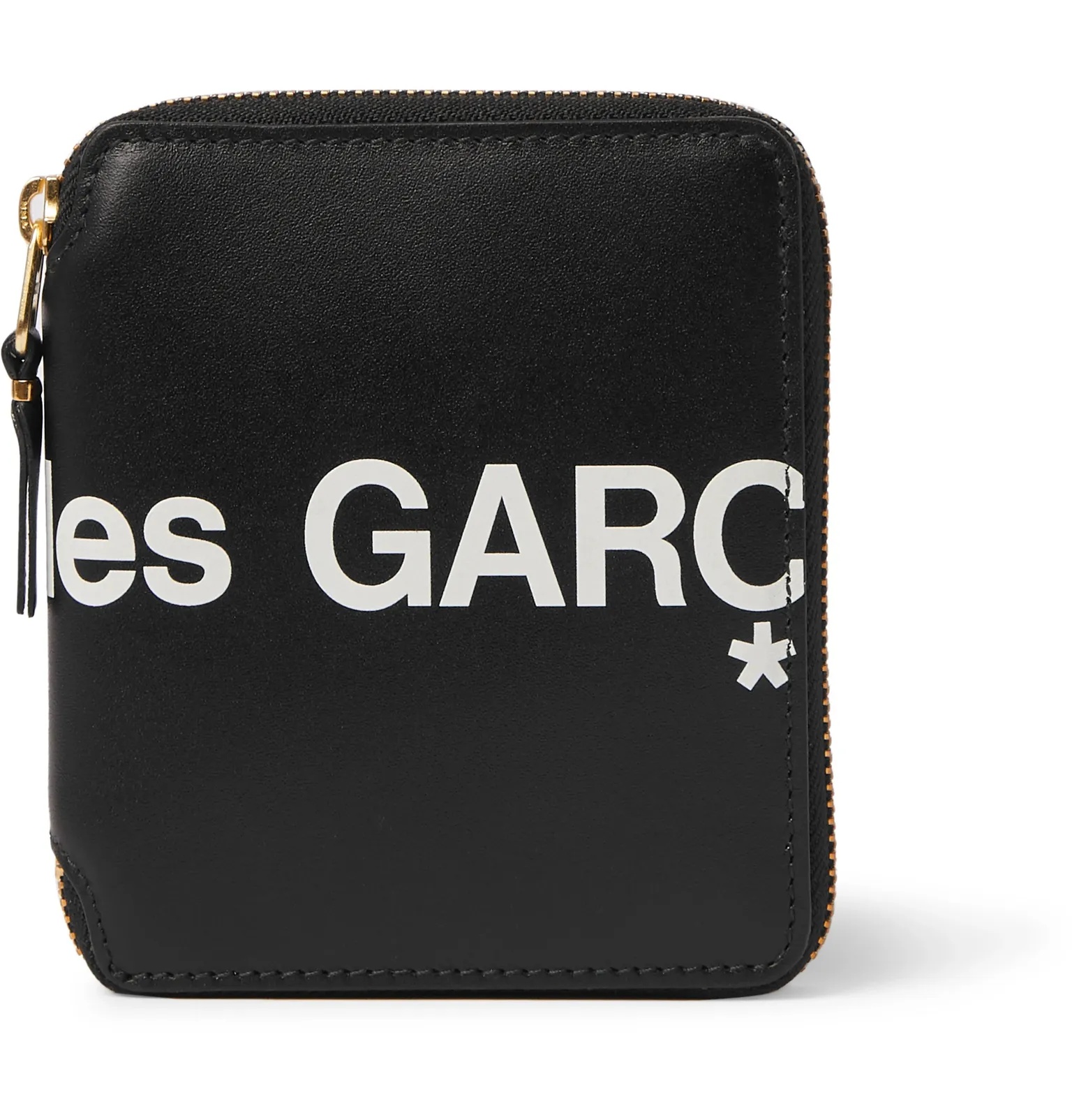 Logo-Print Leather Zip-Around Wallet - 1