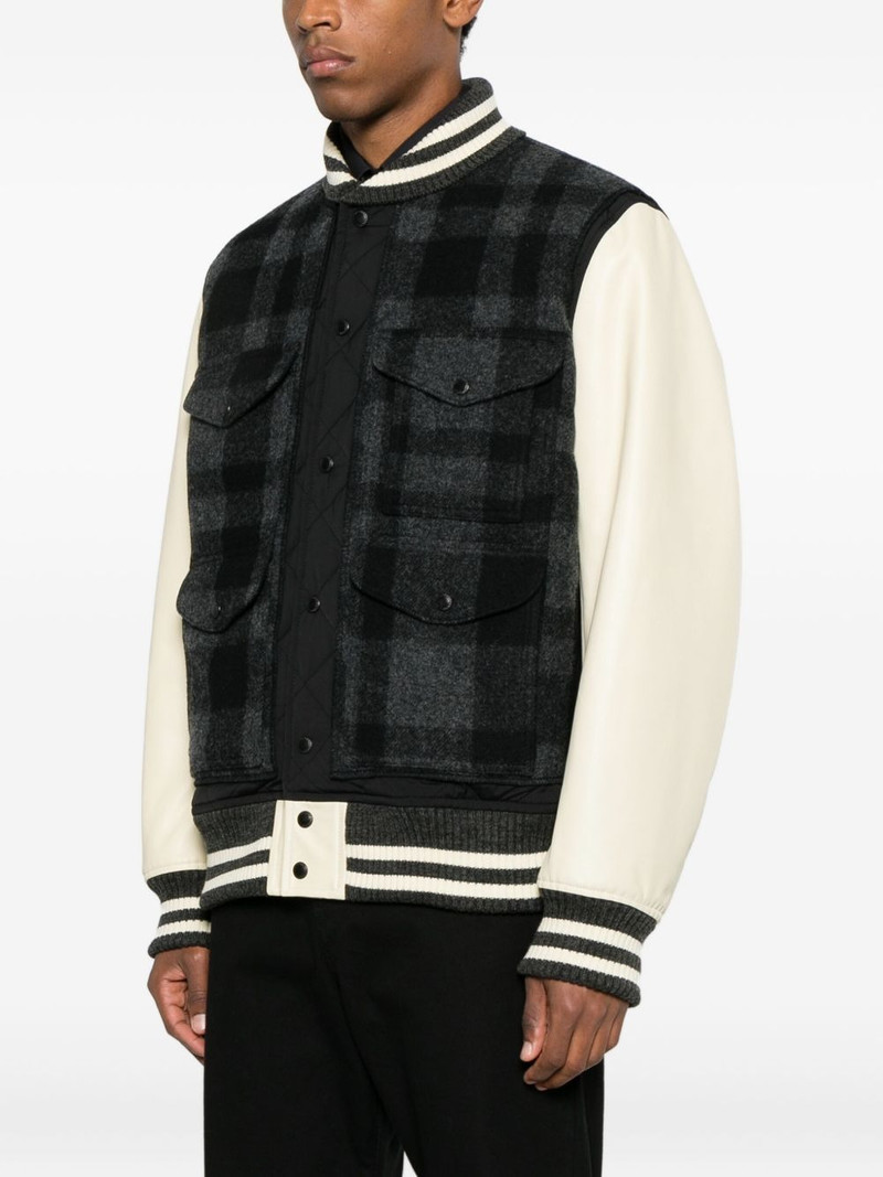 check panelled jacket 3