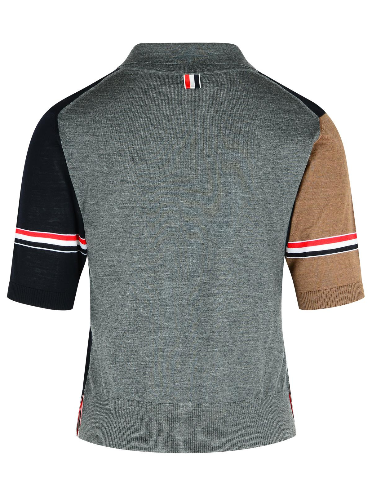 Thom Browne 'Fun' Multicoloured Virgin Wool Polo Shirt Men - 3