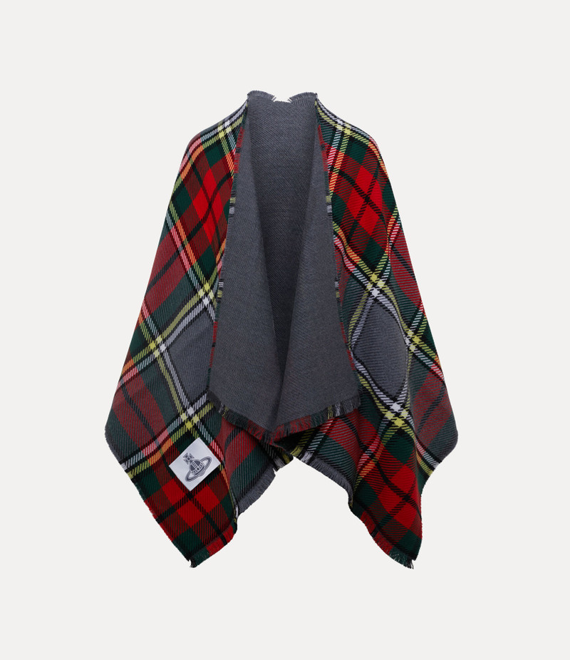 TARTAN PONCHO 1