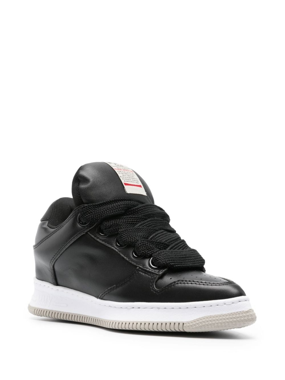 Rosy pointed-toe puffer sneakers - 2