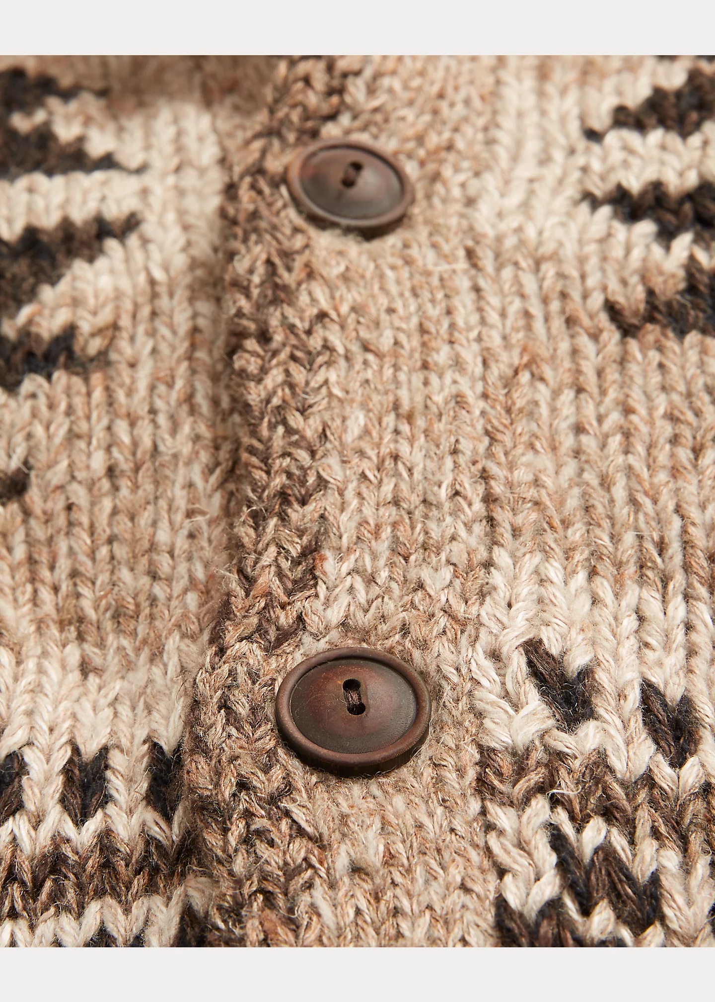 Hand-Knit Linen-Blend Cardigan - 5
