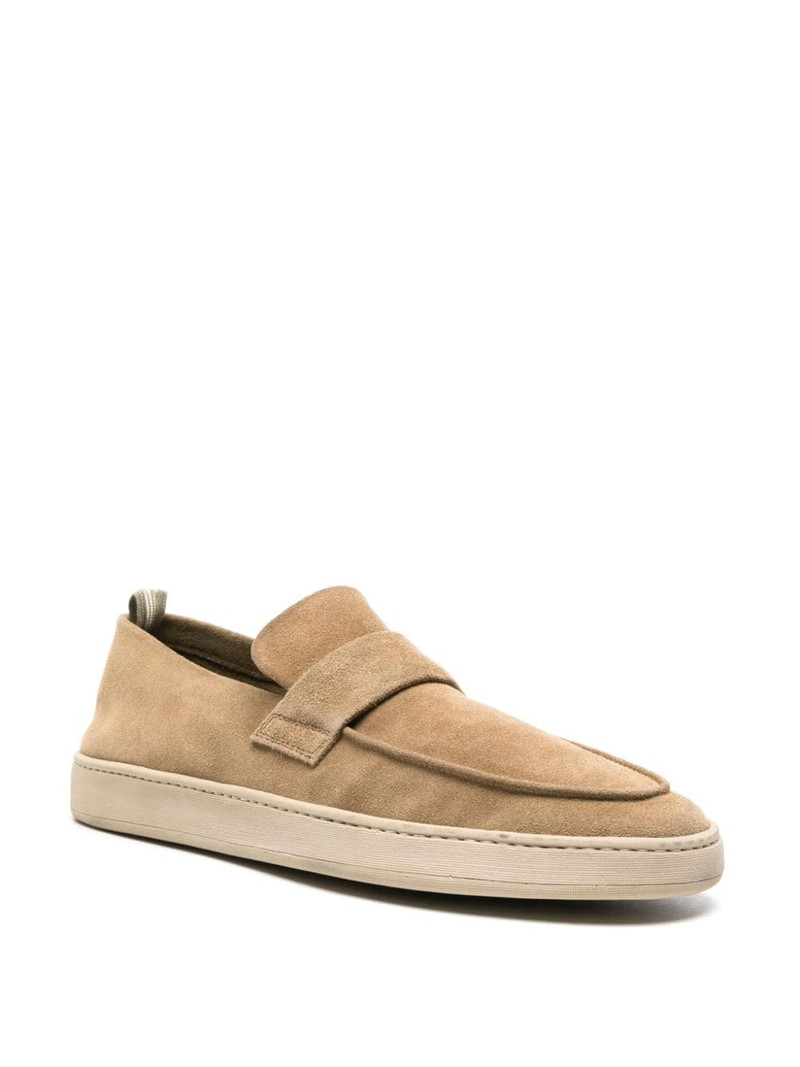 OFFICINE CREATIVE Herbie 001 suede loafers outlook