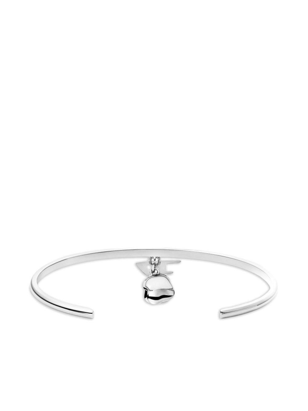 rose-charm bangle bracelet - 2