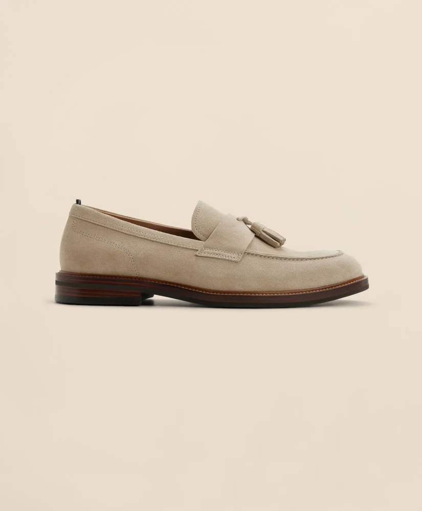 Leather Tassel Loafers - 1