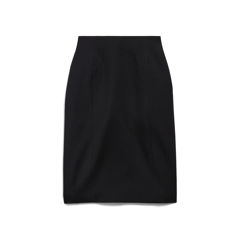 Women's Hourglass 미디 스커트 에 검정 1