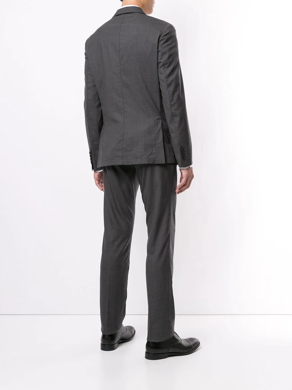 single-breasted wool suit - 4