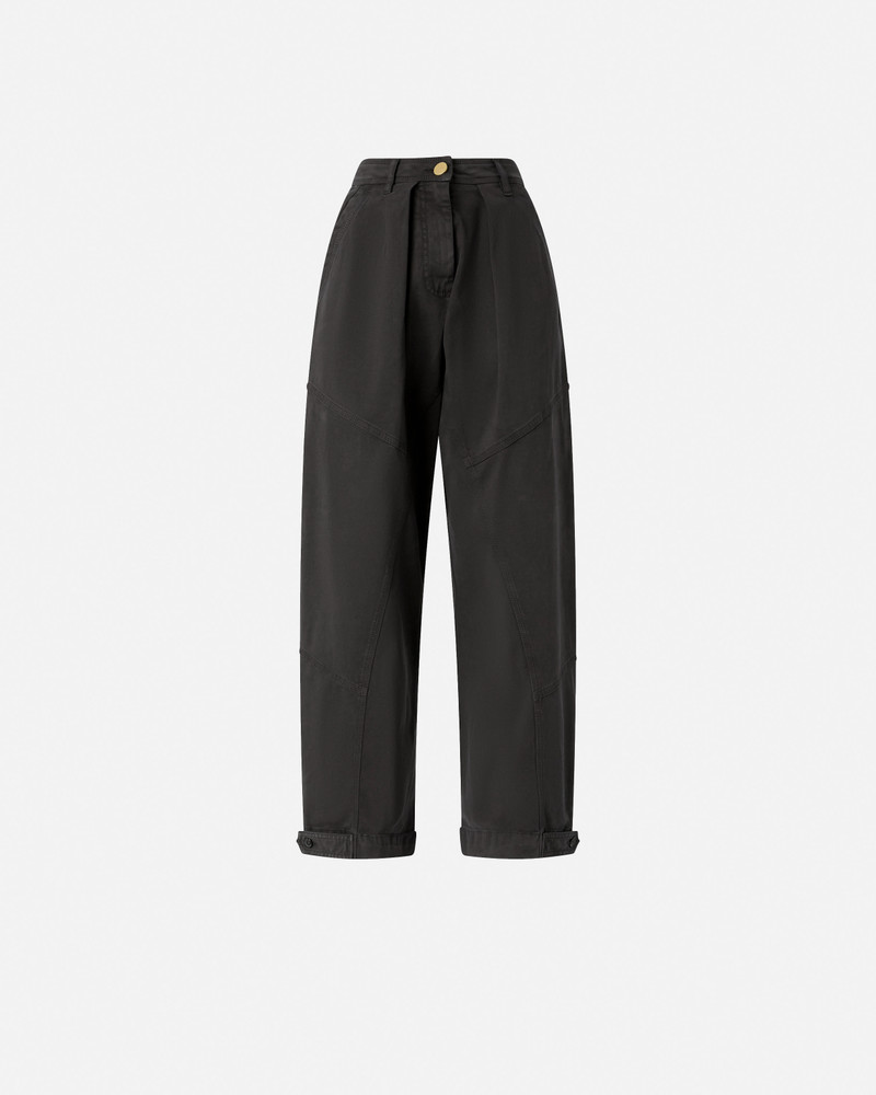 BRUSHED COTTON BALLOON TROUSERS 1