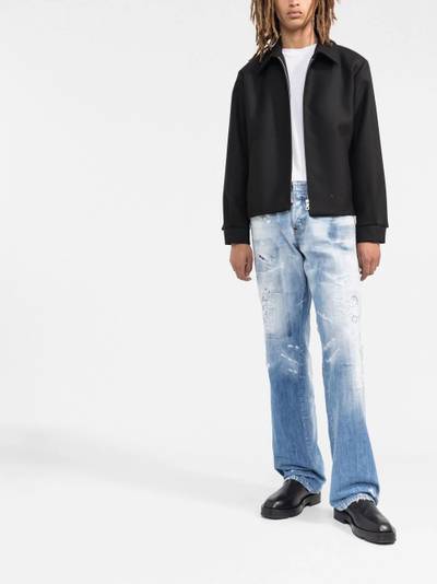 DSQUARED2 distressed bootcut jeans outlook