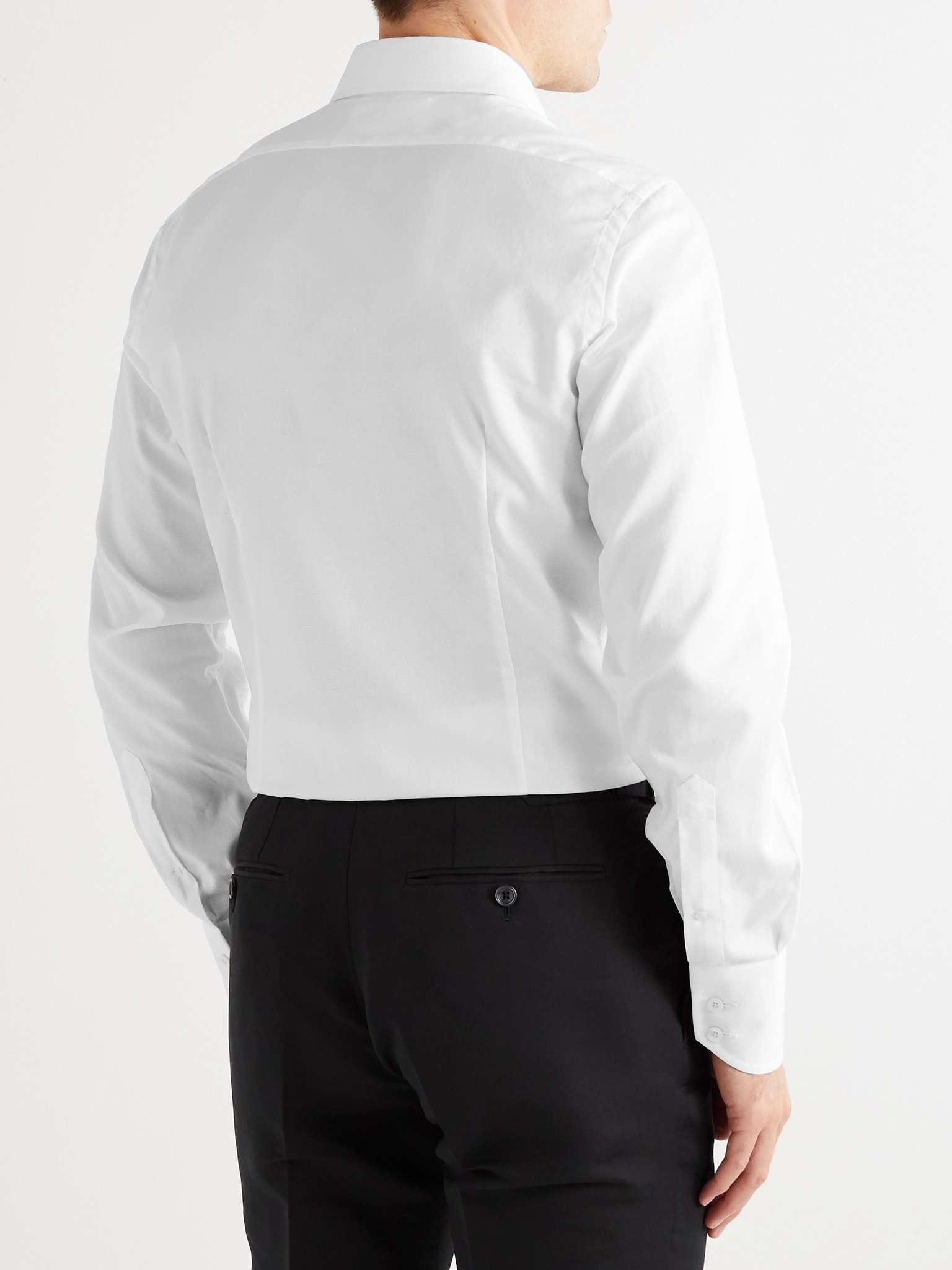 Slim-Fit Button-Down Collar Cotton-Poplin Shirt - 6