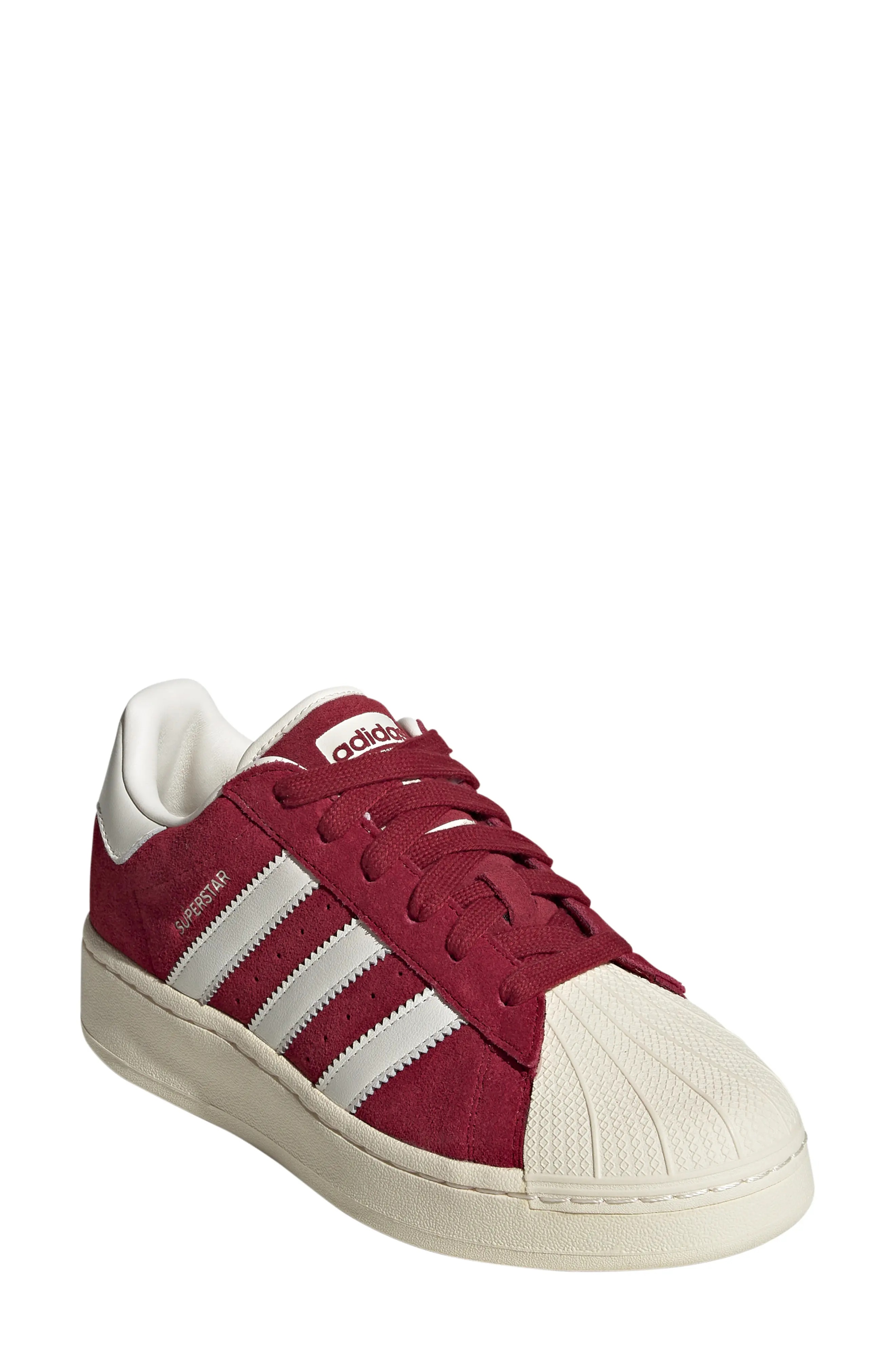 Superstar XLG Lifestyle Sneaker in Burgundy/Cream/White - 1