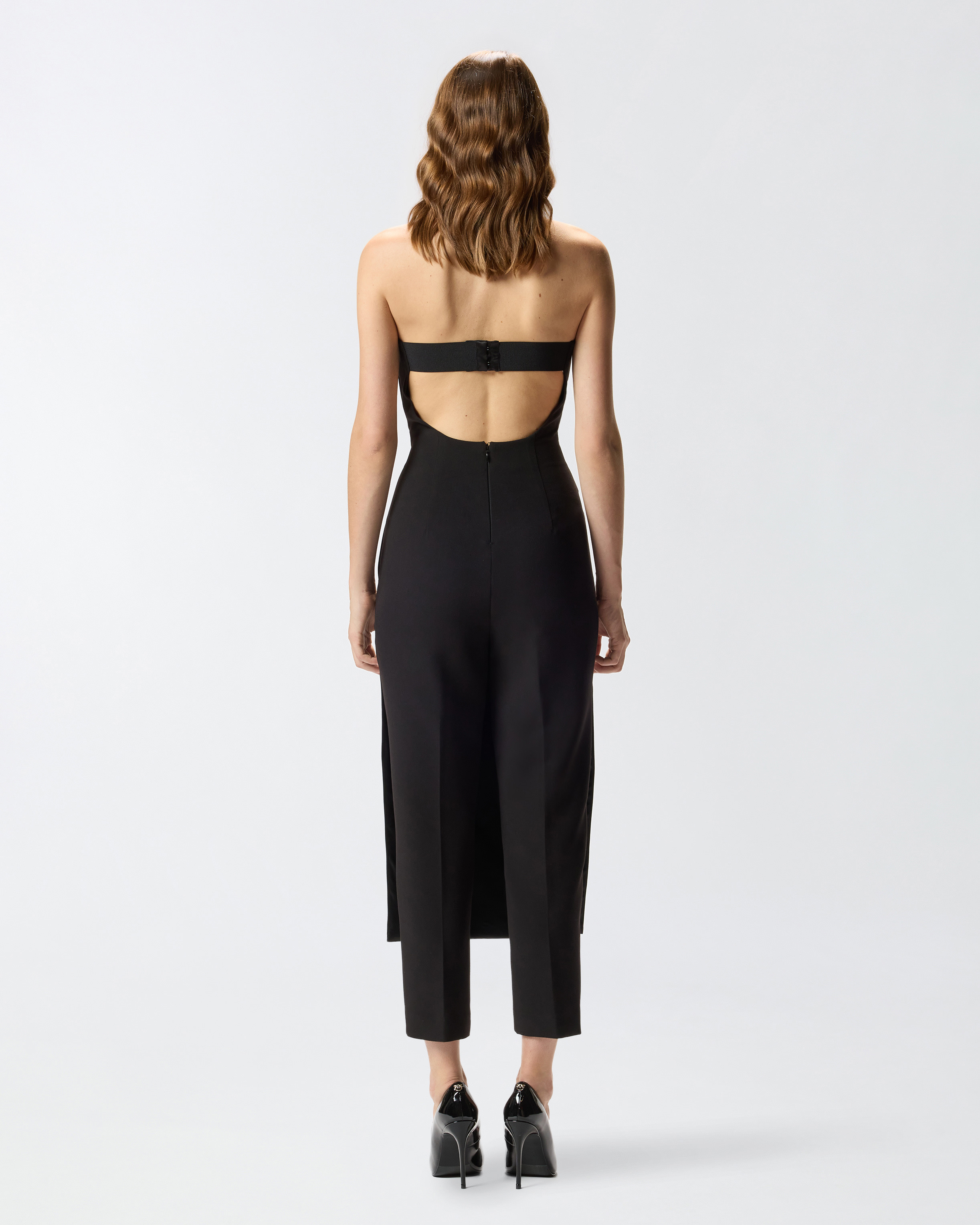 JUMPSUIT WITH SKIRT-EFFECT FRONT - 4