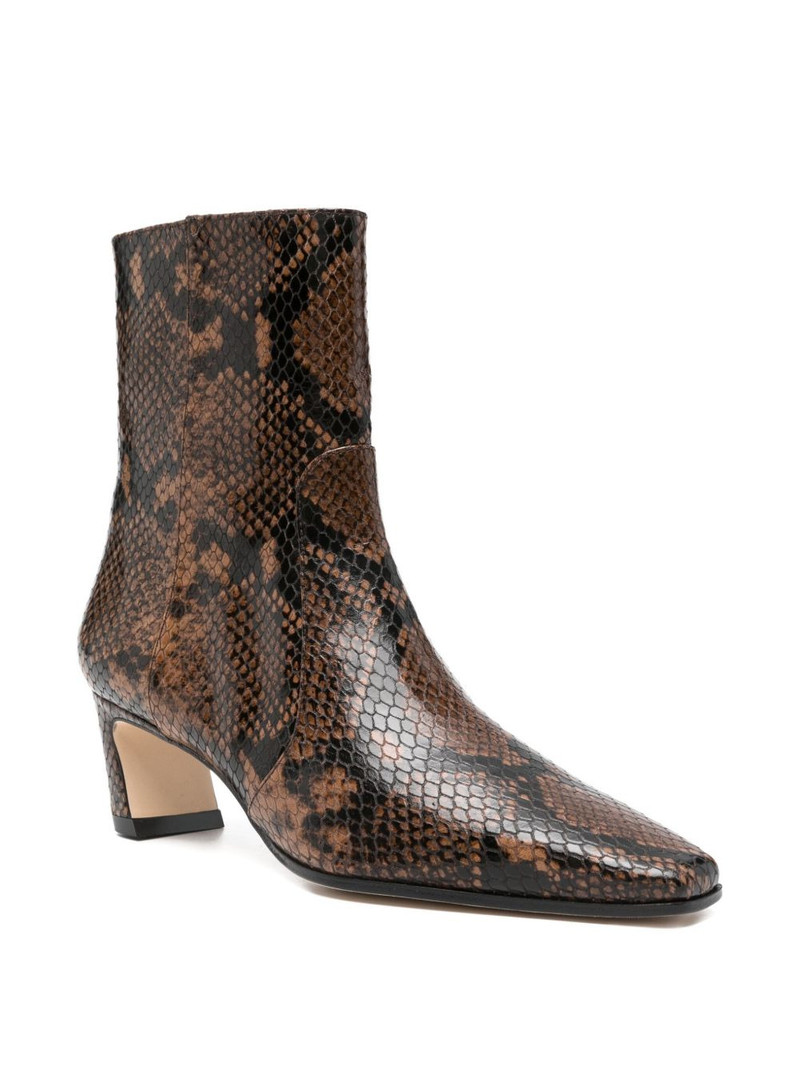 Stuart Weitzman Stassi embossed ankle boots outlook