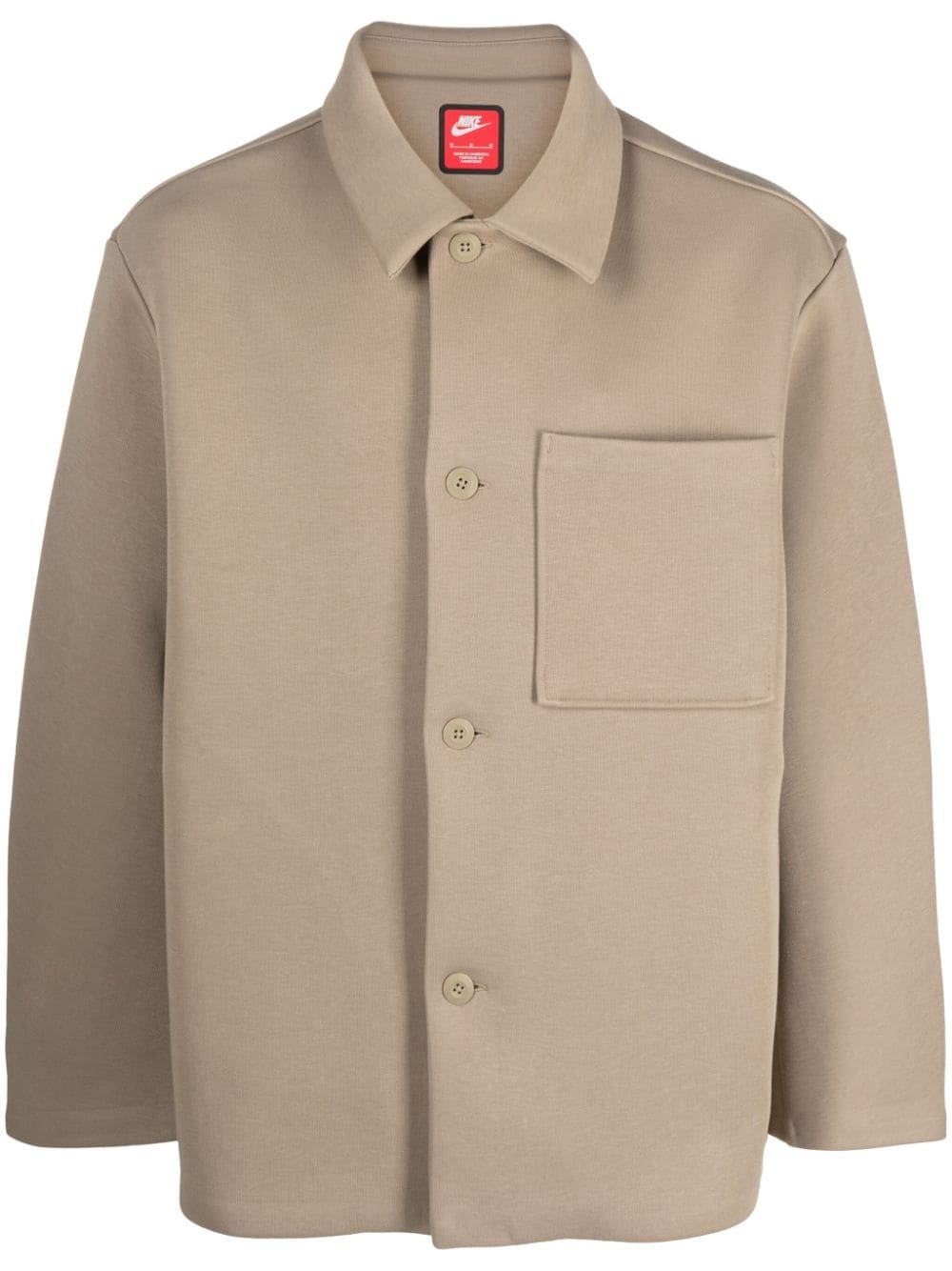 Reimagined technical-fleece shirt jacket - 1