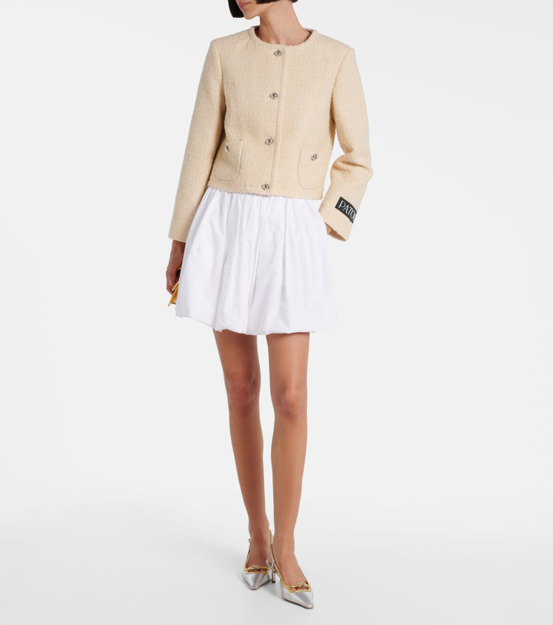 PATOU Cotton poplin miniskirt outlook