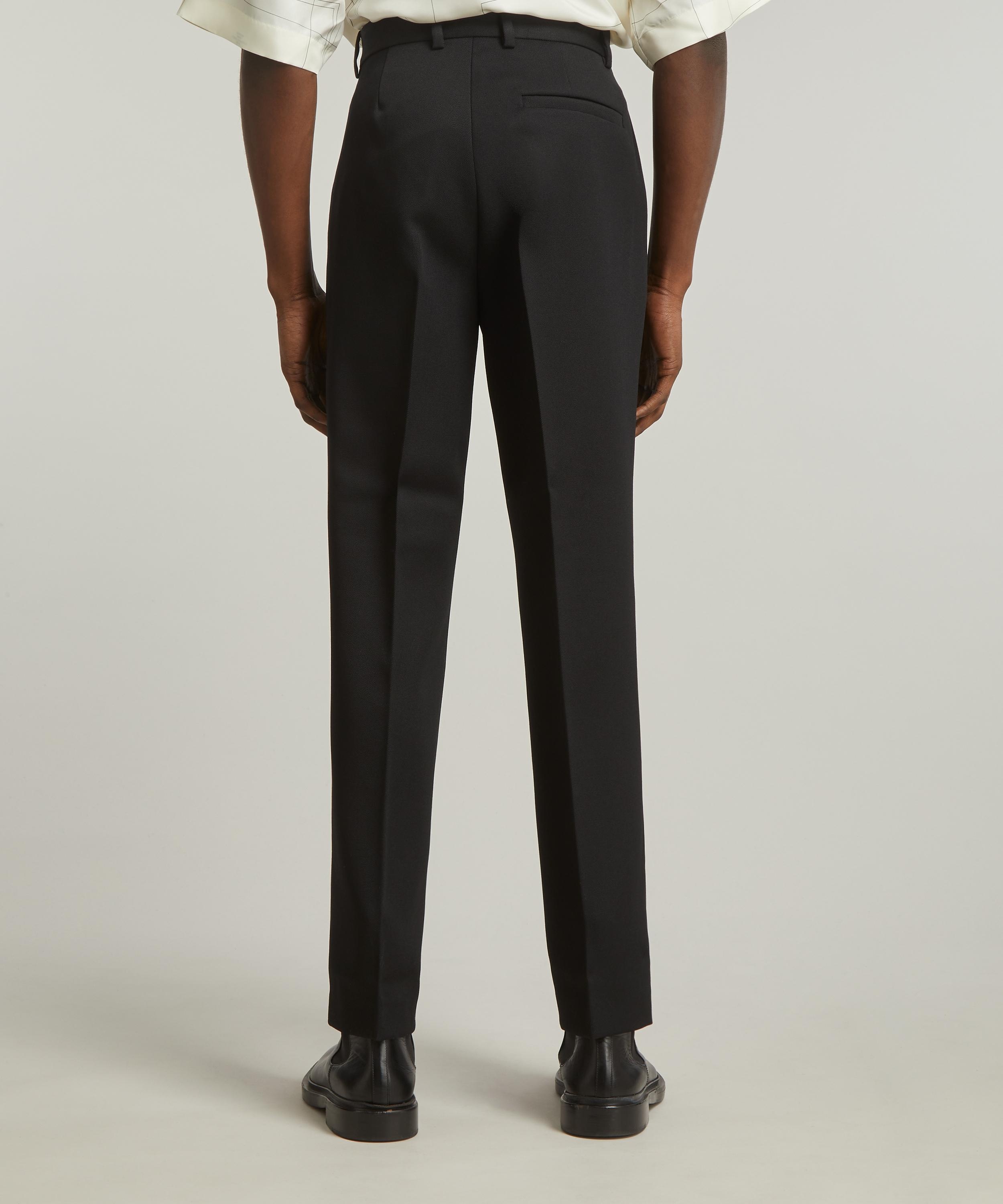 Classic Tailored Wool Trousers - 4