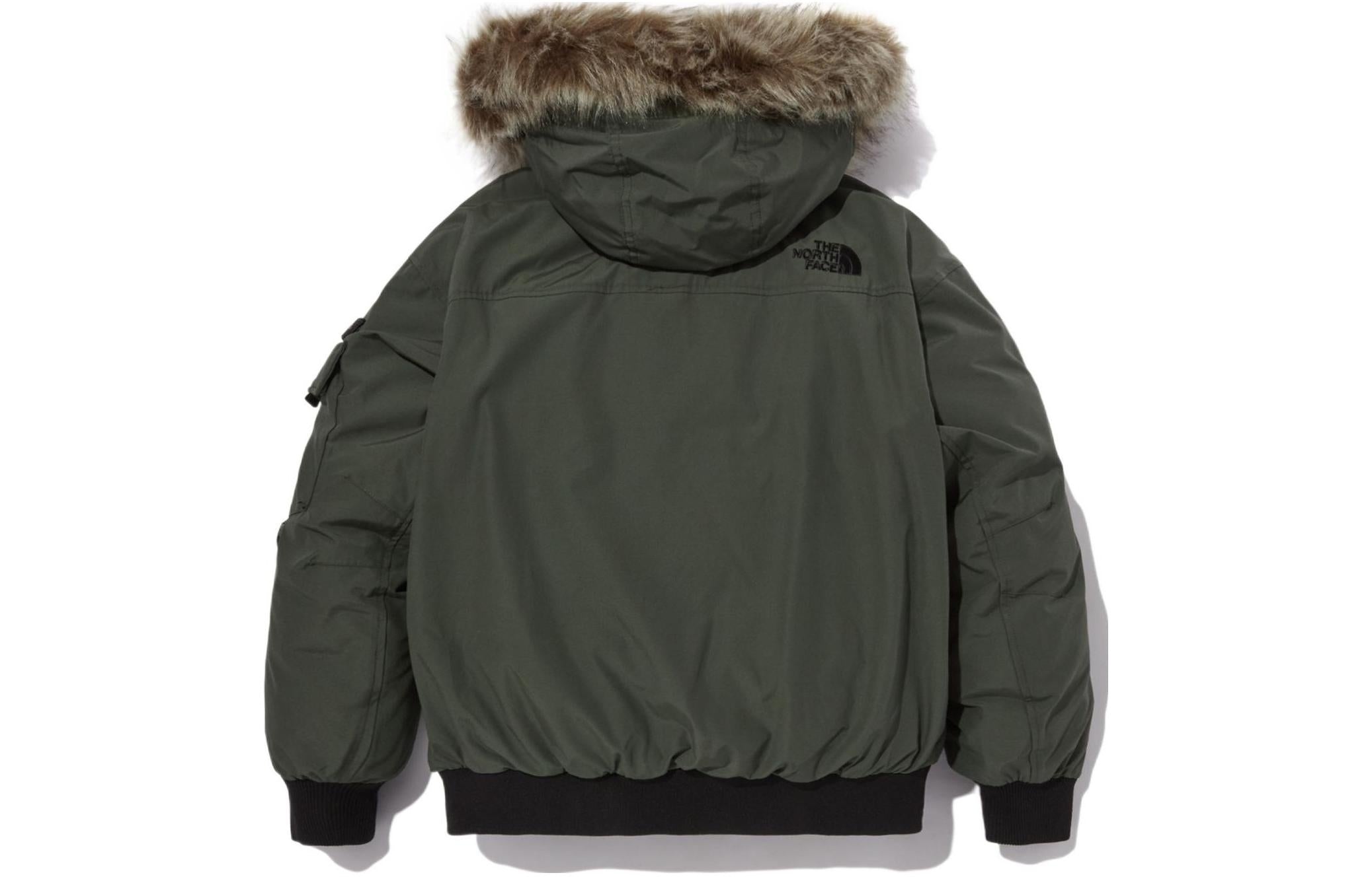 THE NORTH FACE Logo Polar Air Down Bomber Jacket 'Olivegreen' NJ1DN86B - 3