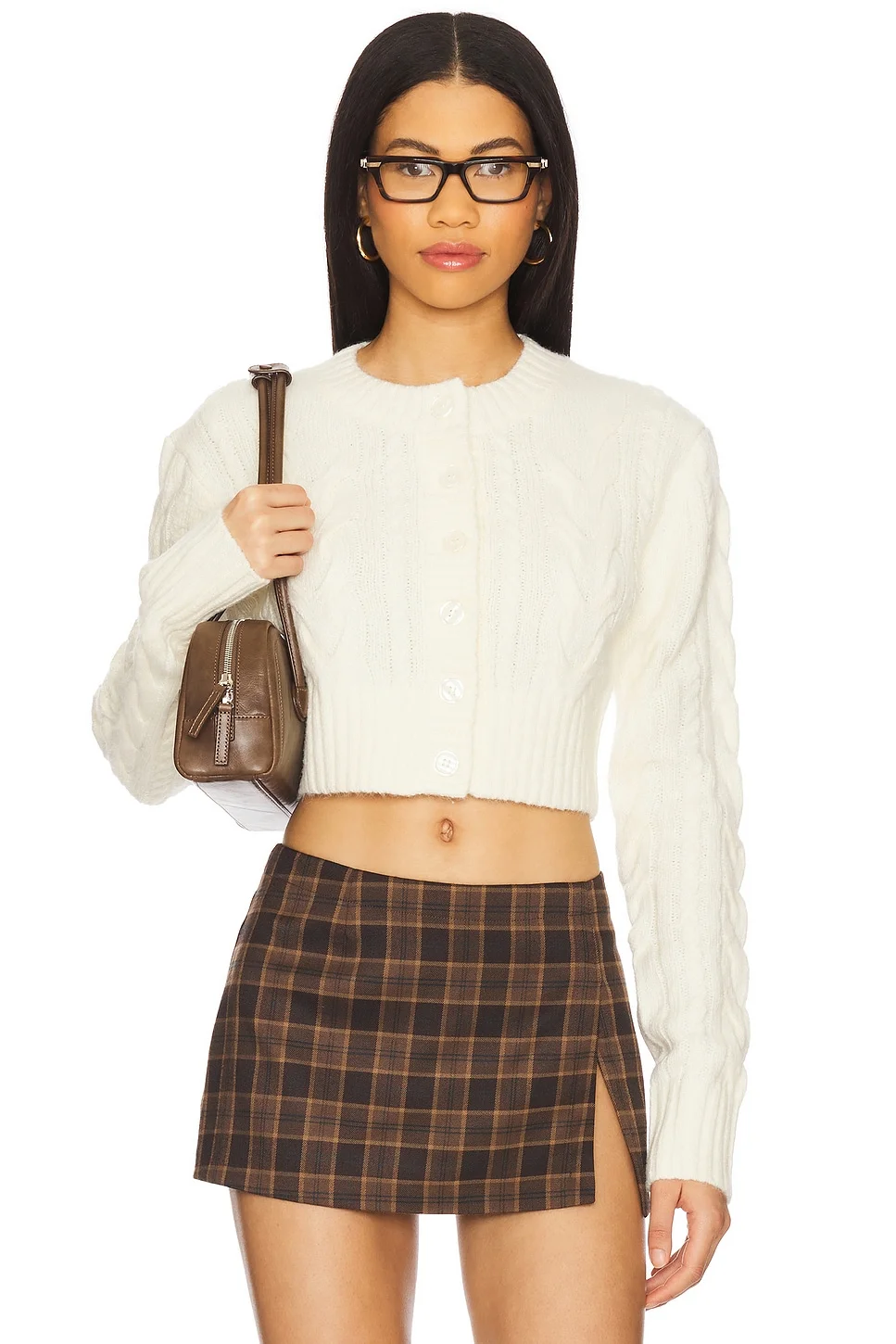 Camille Cable Knit Cardigan - 1