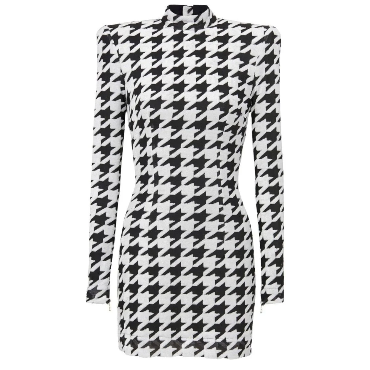 Patterned Mini Dress - 1