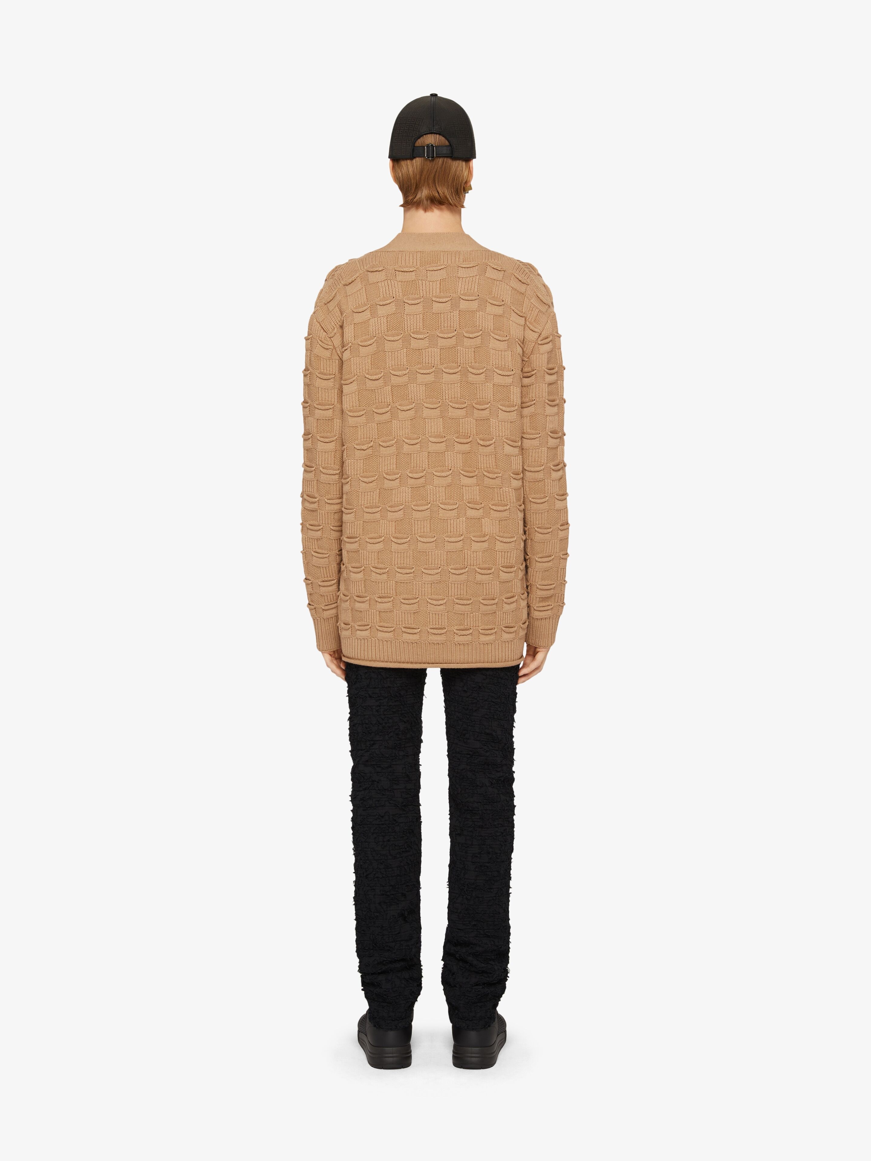 CARDIGAN IN WOOL WITH G LOCK BUCKLE - 4