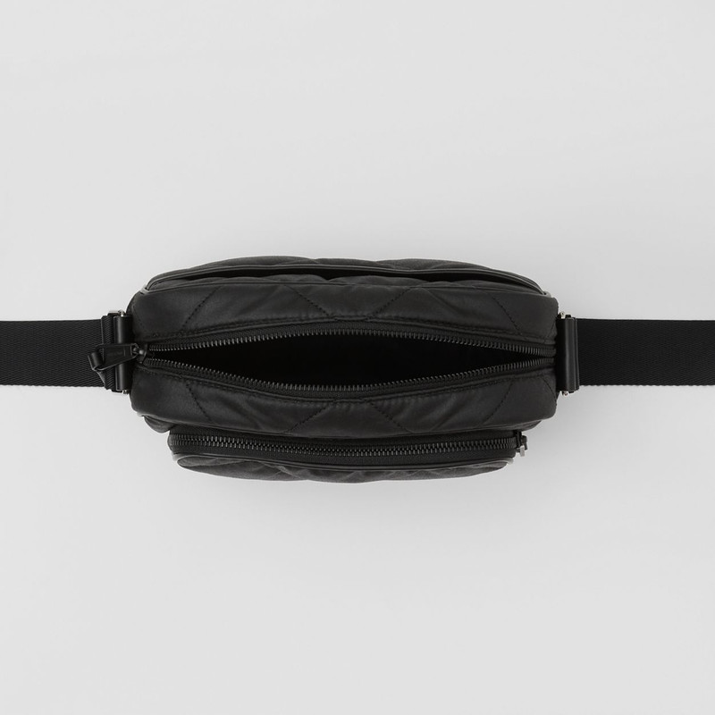 Diamond Quilted Cotton Crossbody Bag 5