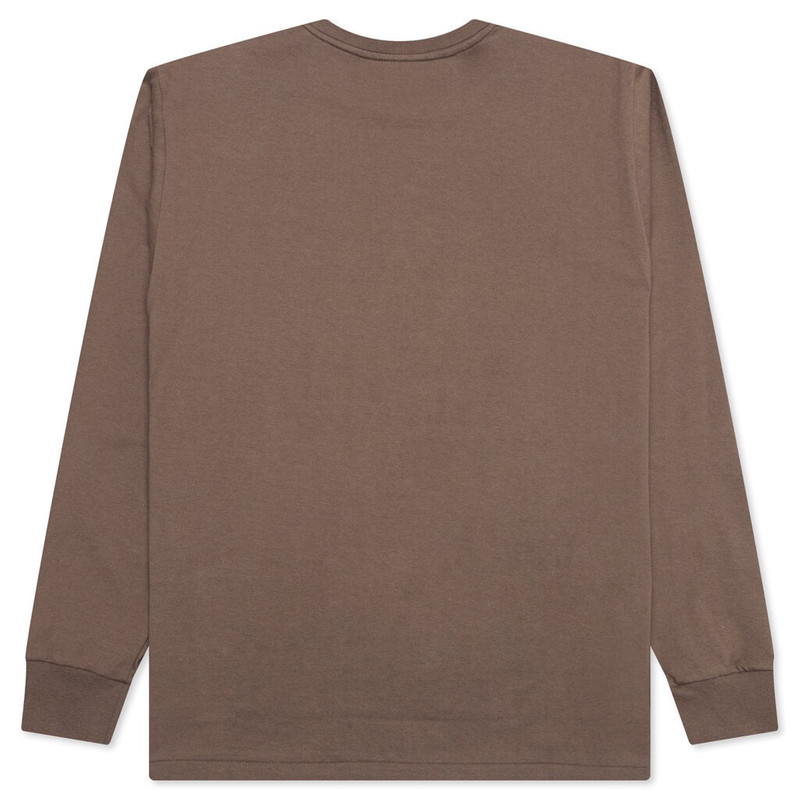 A BATHING APE® BY BATHING APE L/S TEE - BROWN outlook