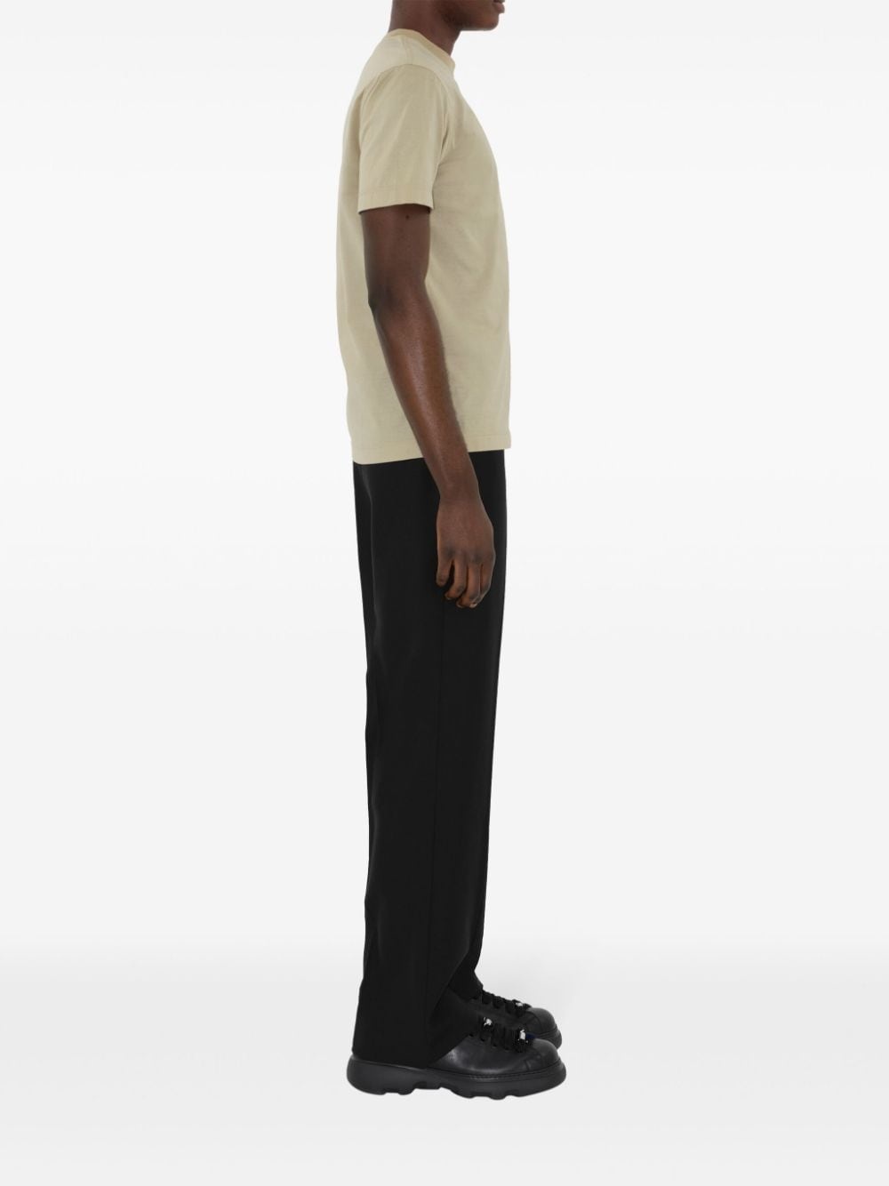 EKD-embroidered cotton T-shirt - 3